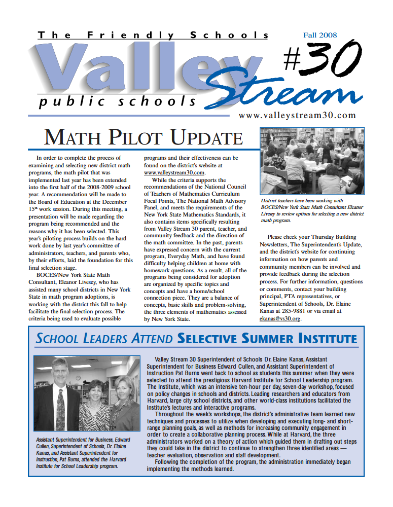 2008 Fall Newsletter